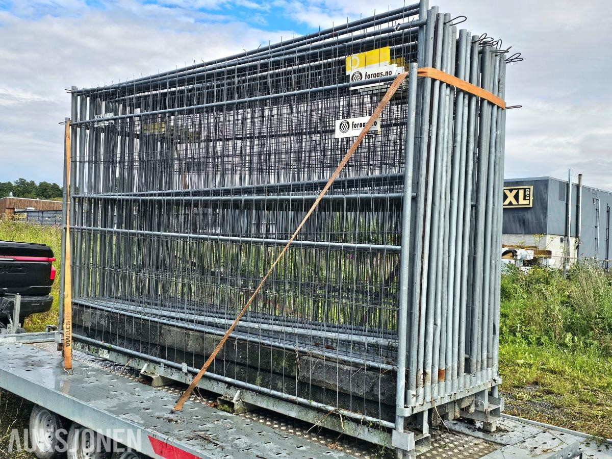 101,5M Foraas områdesikring inkludert transportpall Anleggsgjerder