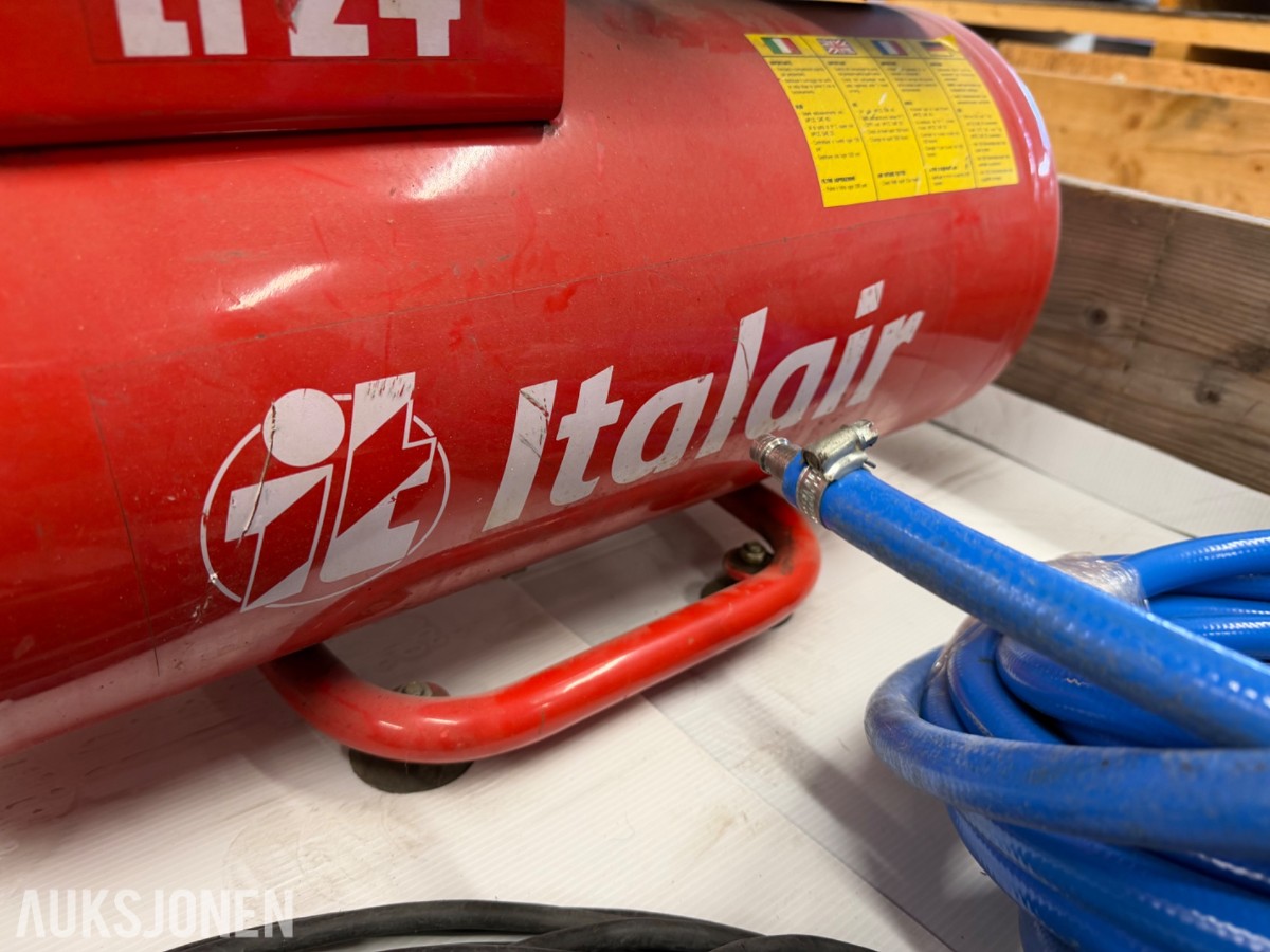 MFT og Italair kompressorer m/diverse utstyr