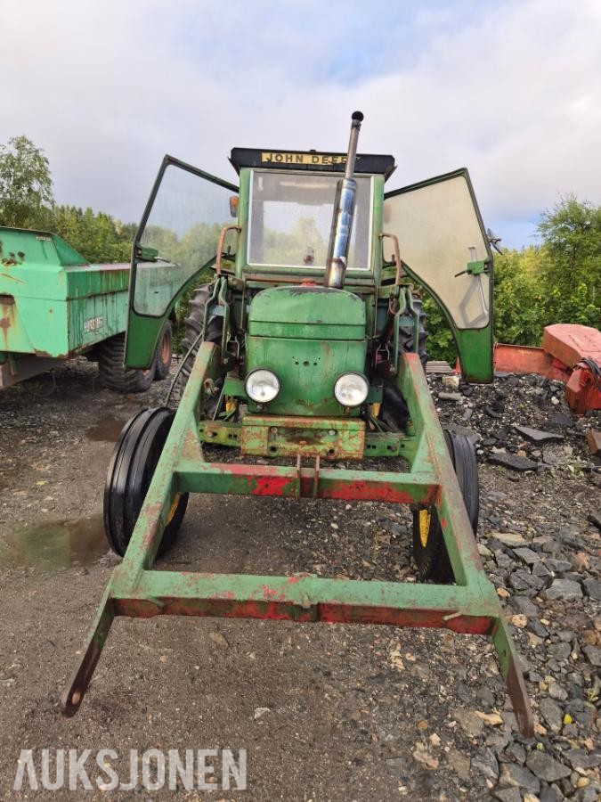 1977 John Deere 1630 traktor med laster - mva fri