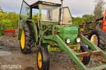 1977 John Deere 1630 traktor med laster - mva fri