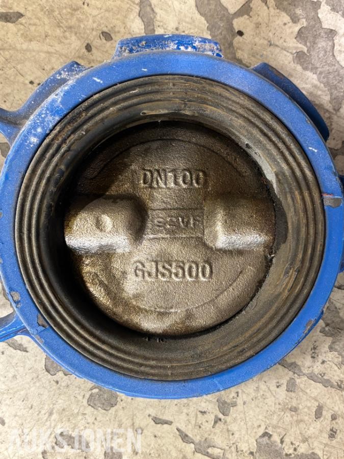 11 stk industriventiler – Thompson, Schmidt, Sigeval og Onnline  – DN100/DN125