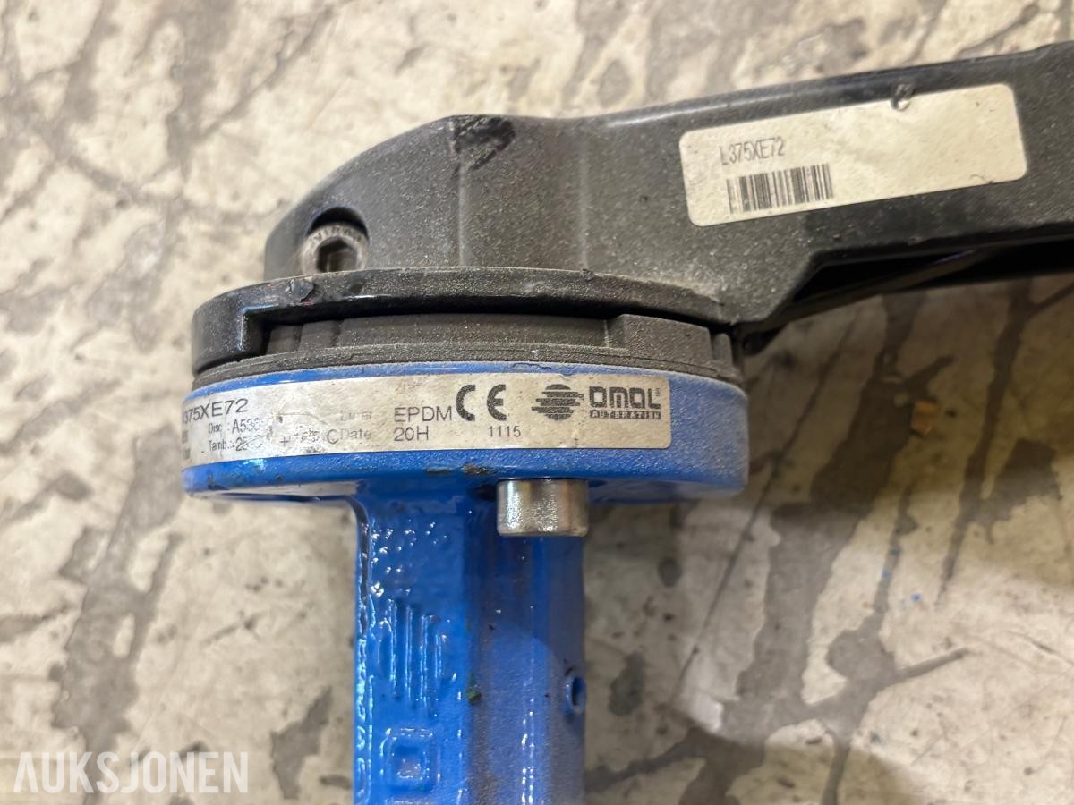 11 stk industriventiler – Thompson, Schmidt, Sigeval og Onnline  – DN100/DN125