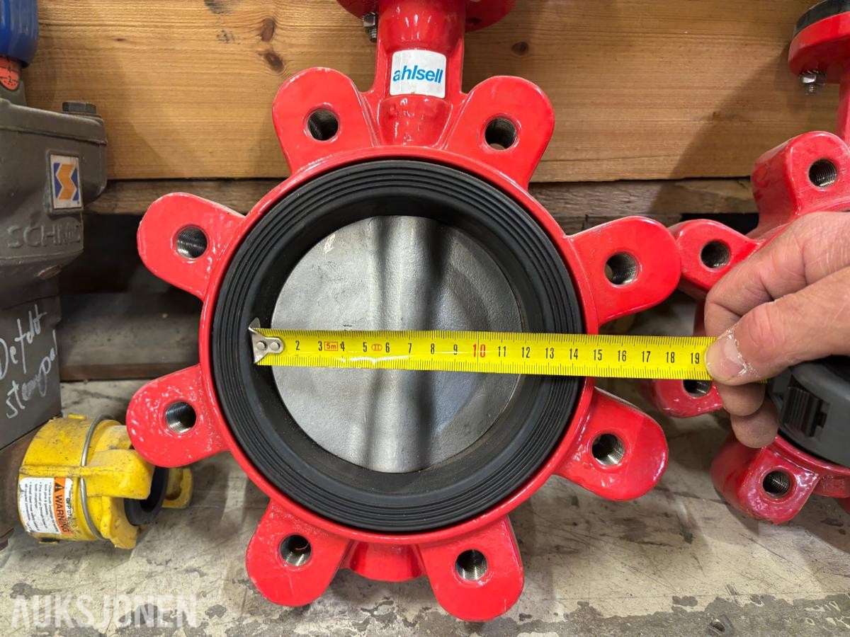 11 stk industriventiler – Thompson, Schmidt, Sigeval og Onnline  – DN100/DN125