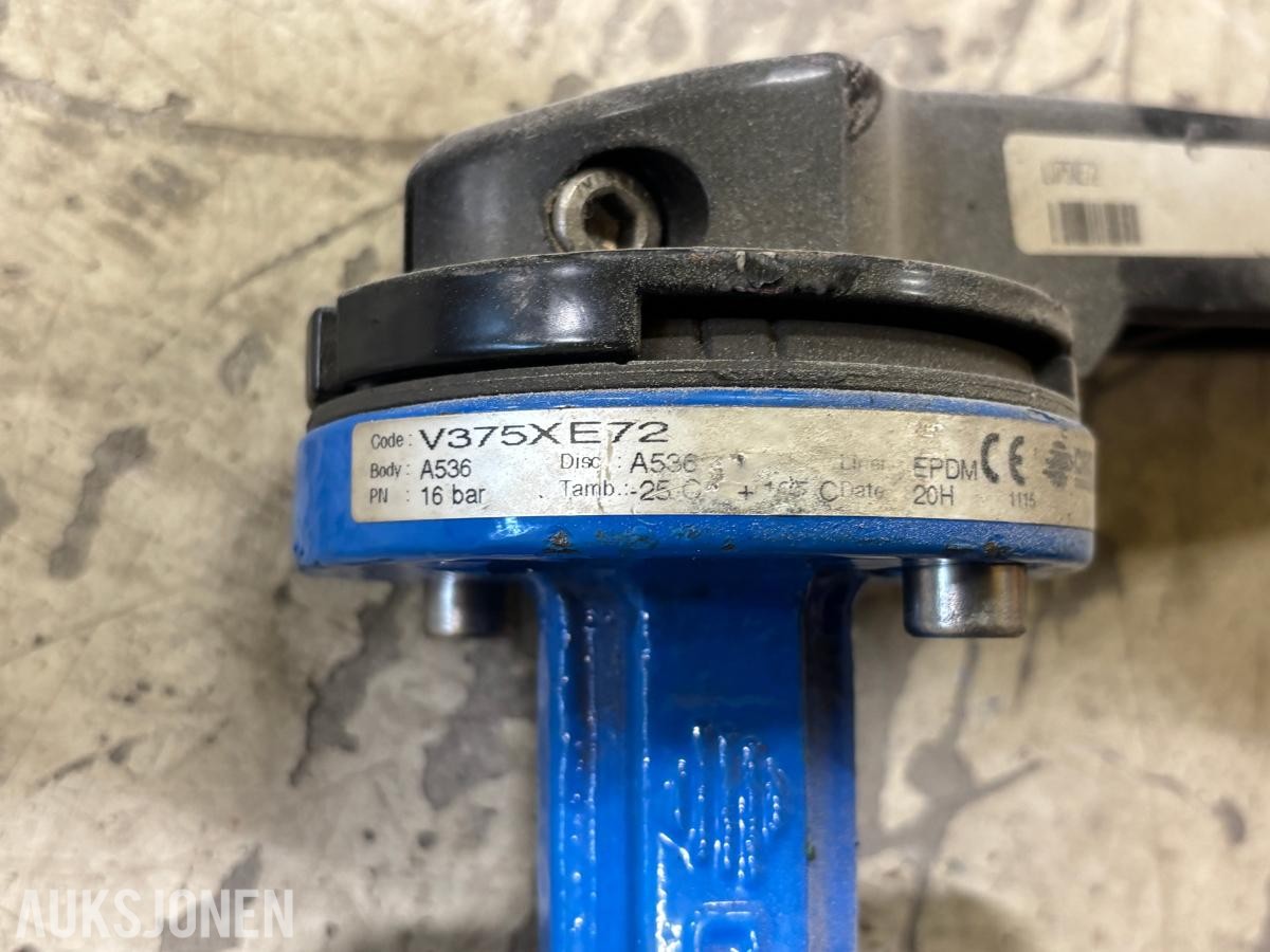 11 stk industriventiler – Thompson, Schmidt, Sigeval og Onnline  – DN100/DN125