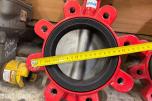 11 stk industriventiler – Thompson, Schmidt, Sigeval og Onnline  – DN100/DN125