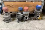 11 stk industriventiler – Thompson, Schmidt, Sigeval og Onnline  – DN100/DN125