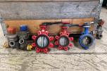 11 stk industriventiler – Thompson, Schmidt, Sigeval og Onnline  – DN100/DN125
