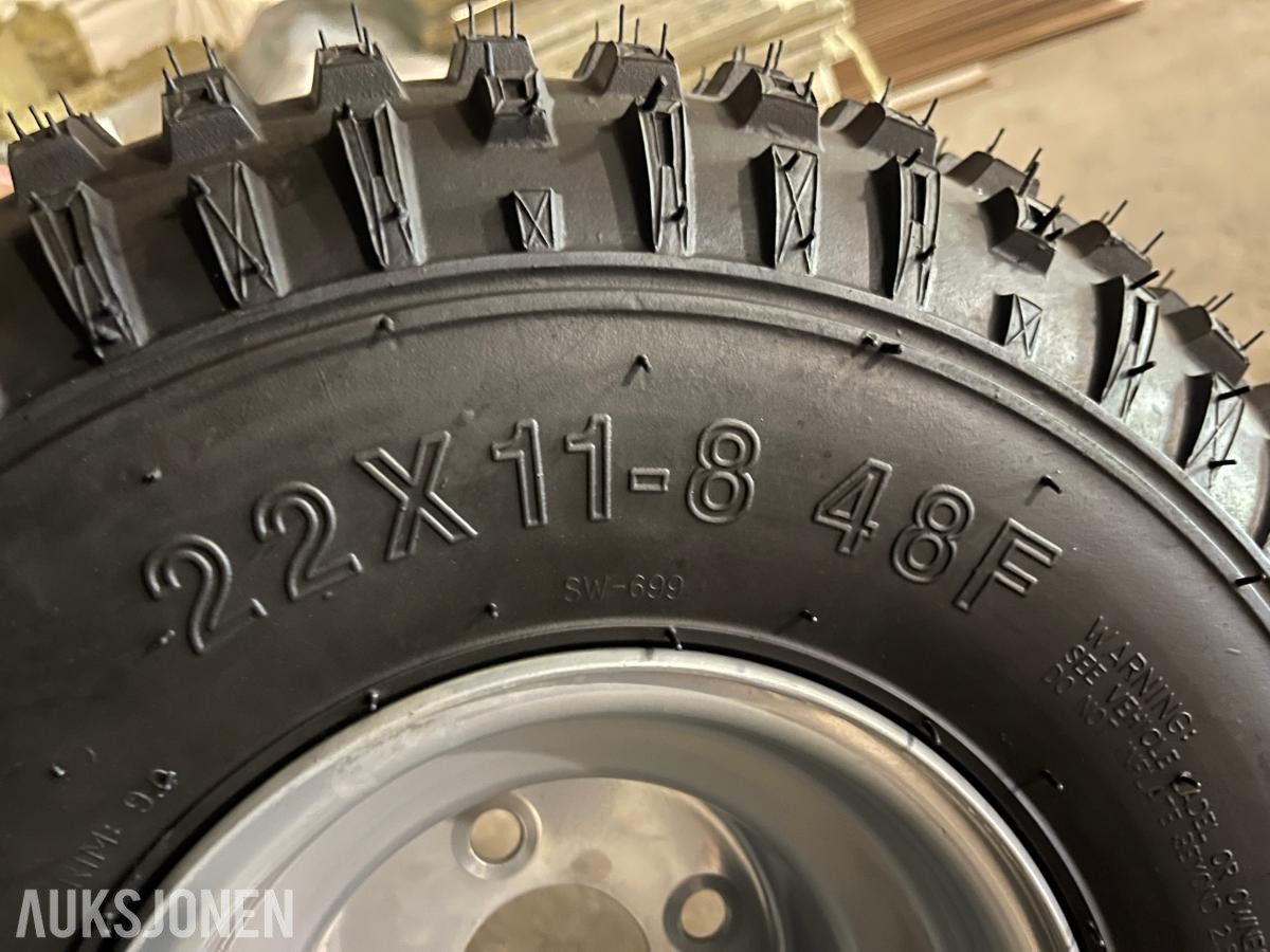 Ca 120 stk Atv- Henger hjul på felg
