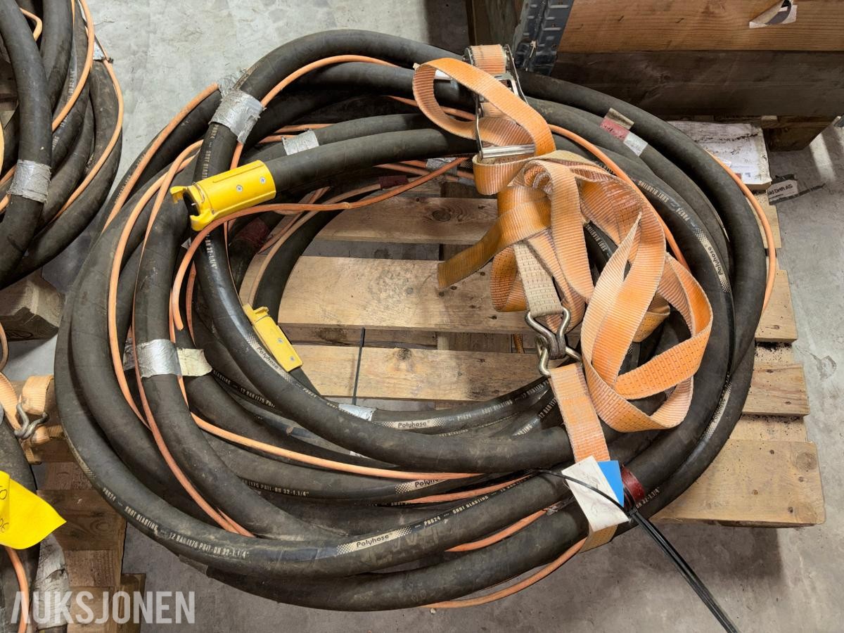 2022 Clemco blåseklokke 100 liter med ca. 40 meter blåseslange