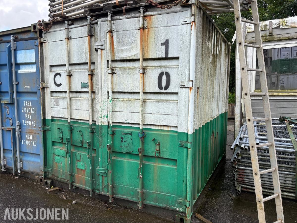 1994 10fots container med parti industrimaling / skipsmaling – Jotun m.m.