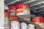 1994 10fots container med parti industrimaling / skipsmaling  – Jotun m.m.
