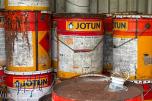 1994 10fots container med parti industrimaling / skipsmaling  – Jotun m.m.