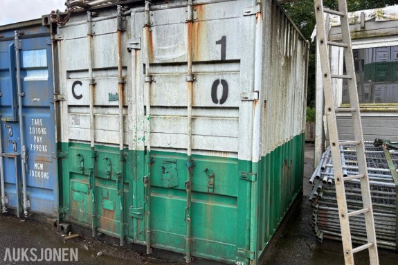 1994 10fots container med parti industrimaling / skipsmaling  – Jotun m.m.