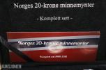 20 kr Norske Minnemynter - Komplett Sett 1999-2016!