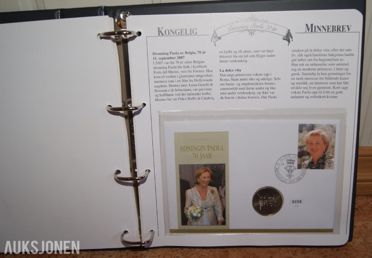 PERM MED KONGLIGE MYNTBREV! - ingen minstepris