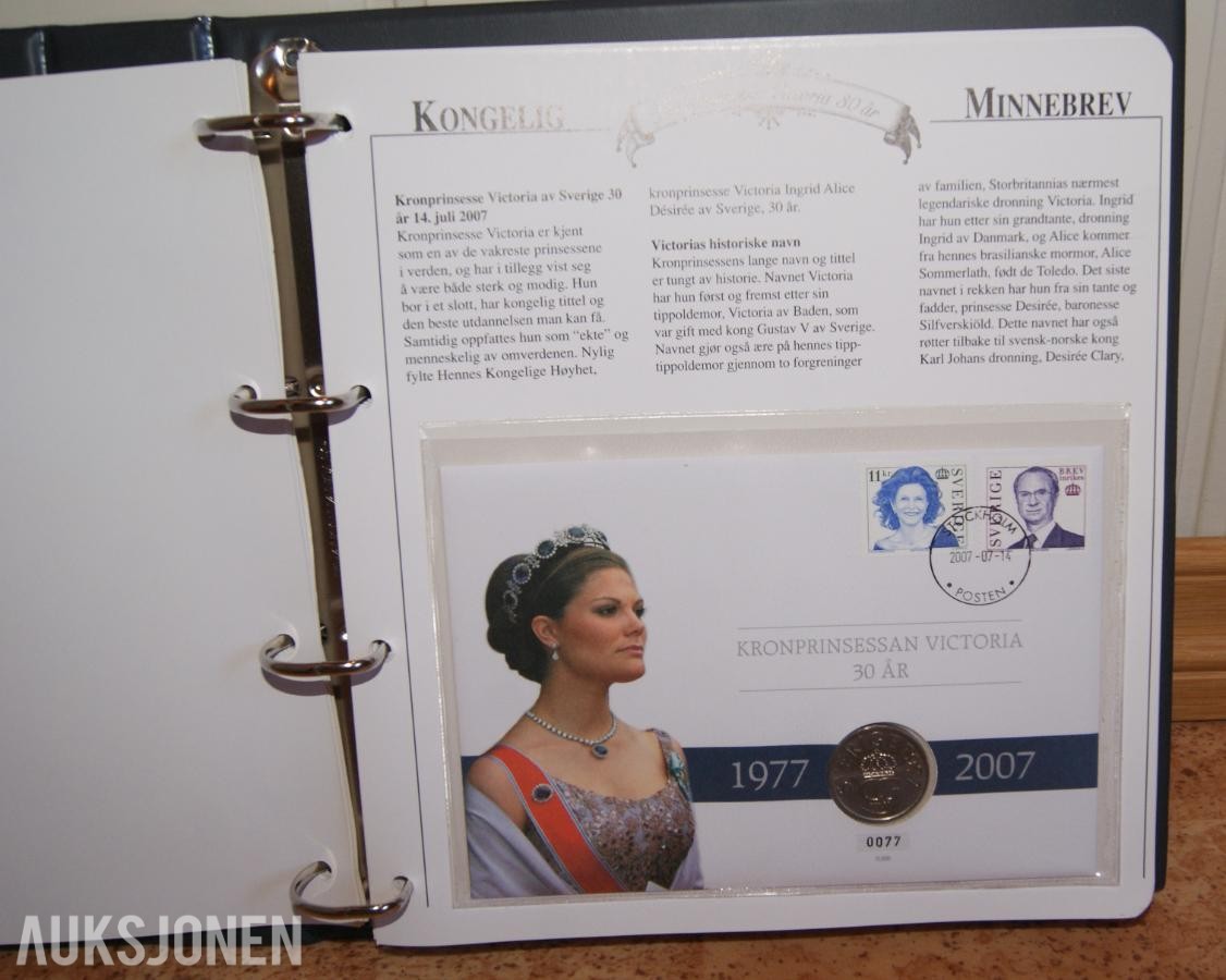 PERM MED KONGLIGE MYNTBREV! - ingen minstepris
