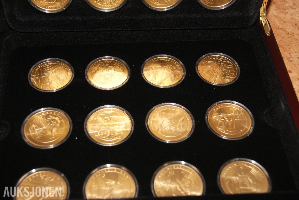 ALT FOR NORGE 1940-1945 MEDALJER I SKRIN!