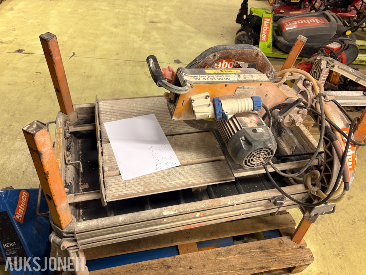 Gölz TS 350 fliskutter / steinsag – 230V