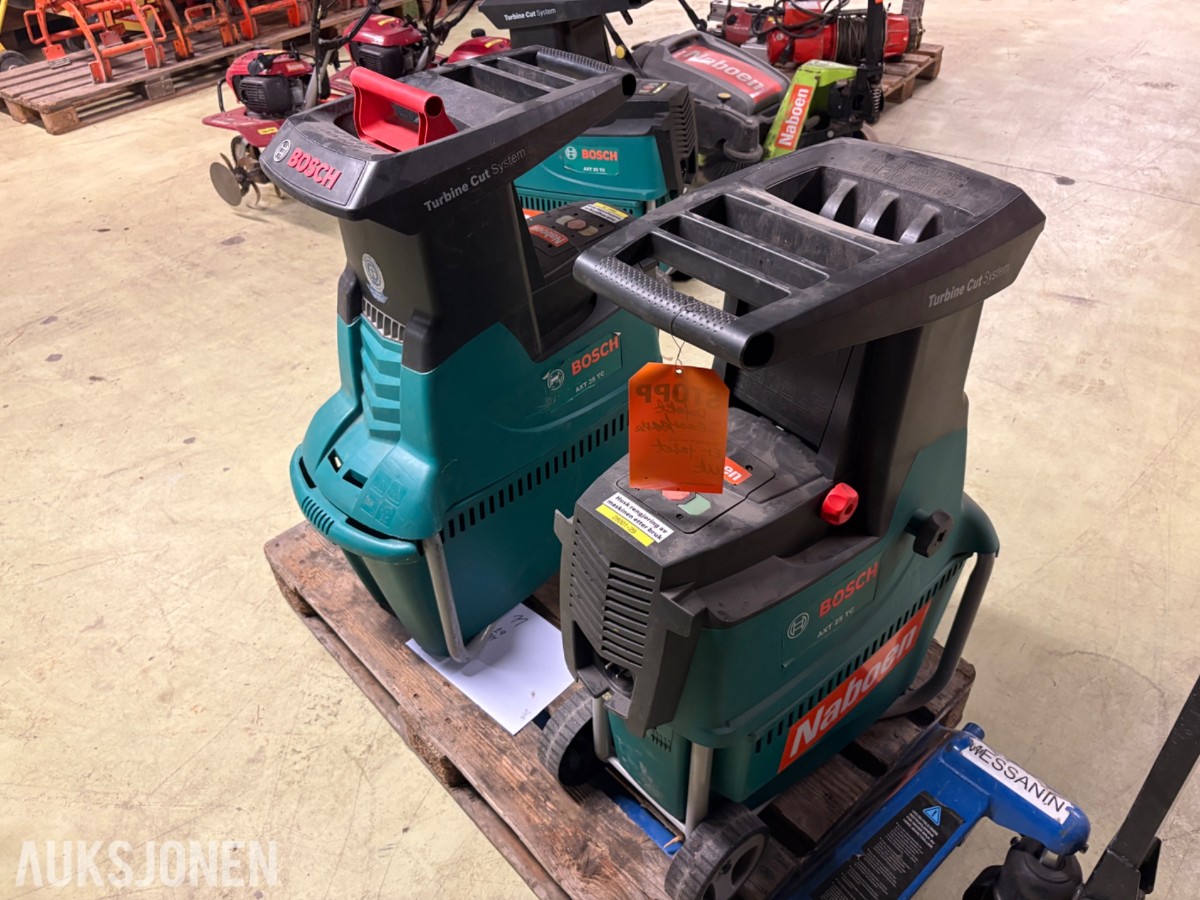  Bosch AXT 25 TC kompostkverner – 2 stk.