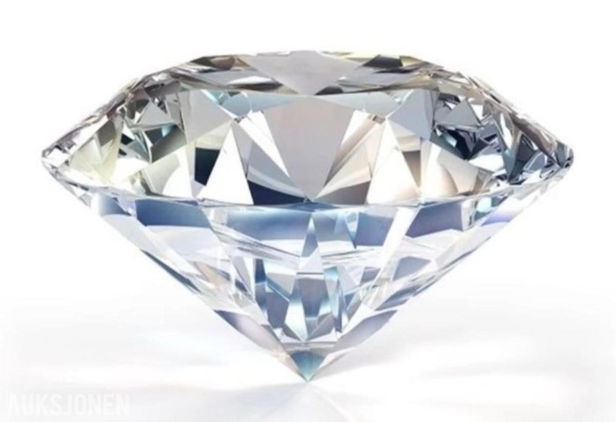 STOR DIAMANT PÅ 5.00 CT! | E/VVS2 | EXCELLENT | ROUND | IGI!