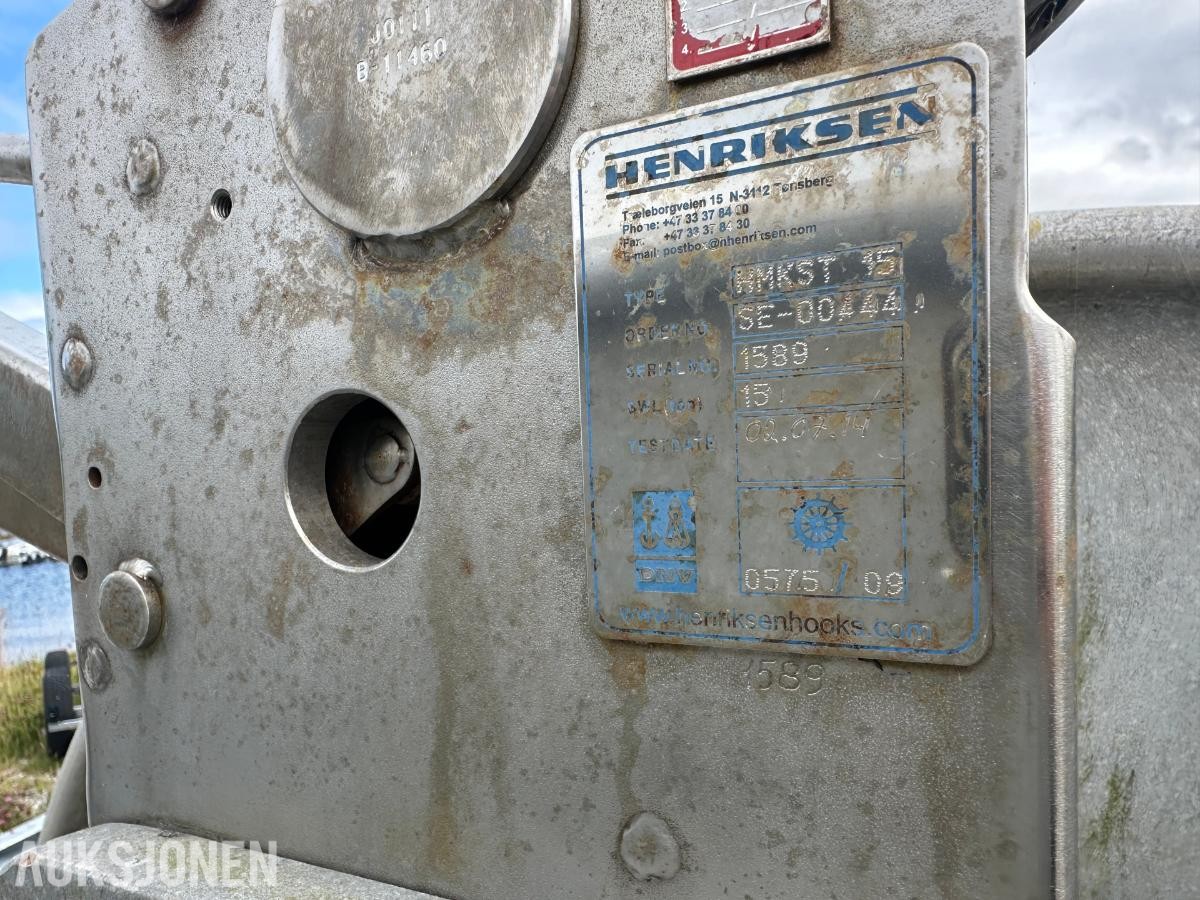 Henriksen MBH Dobbel Trommelvinsj | Hydraulisk | Ca. 2,5 tonn