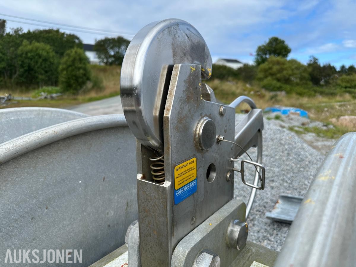 Henriksen MBH Dobbel Trommelvinsj | Hydraulisk | Ca. 2,5 tonn
