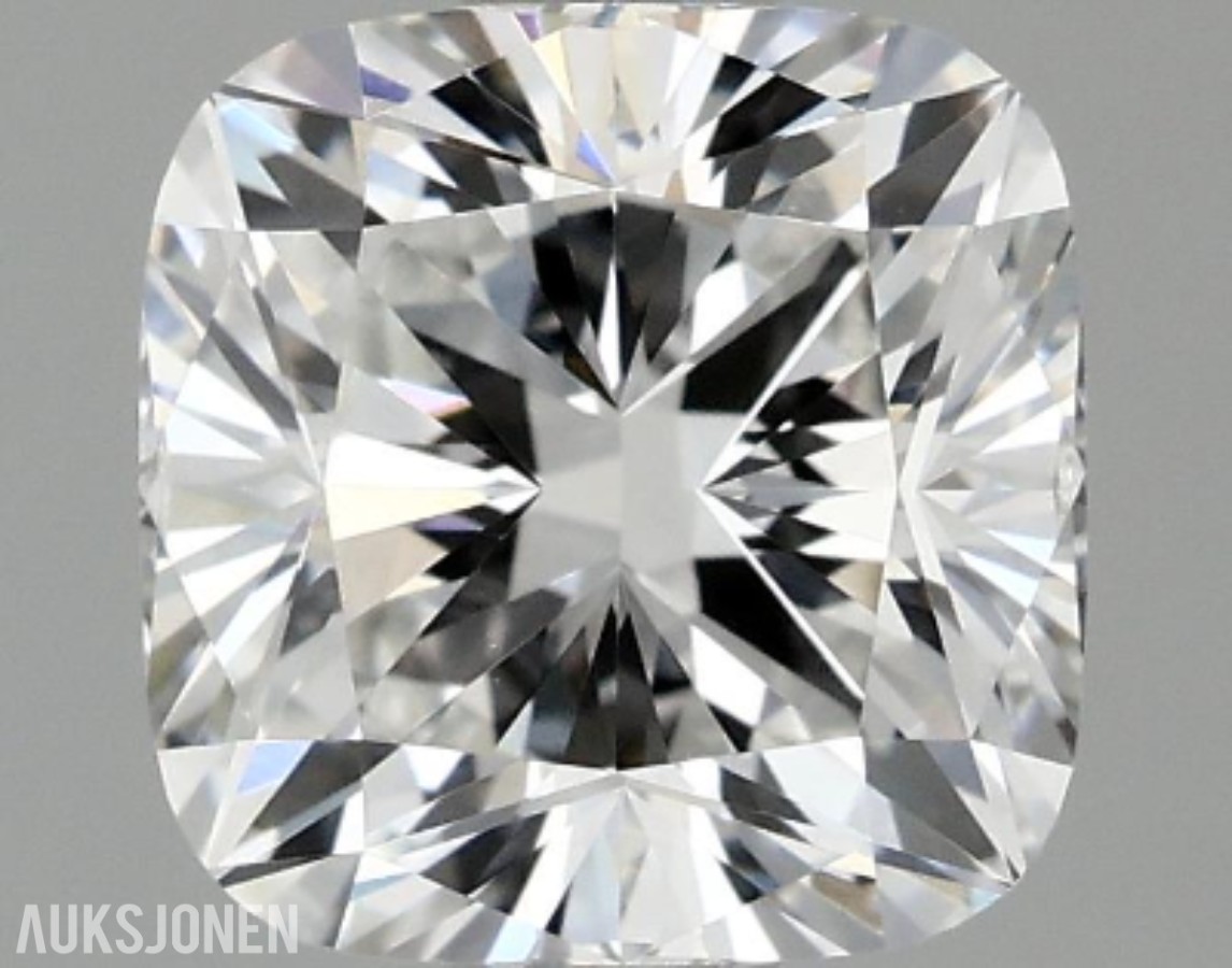 2.00CT DIAMANT | D/VVS2/Ex | SQUARE CUSHION CUT | IGI!