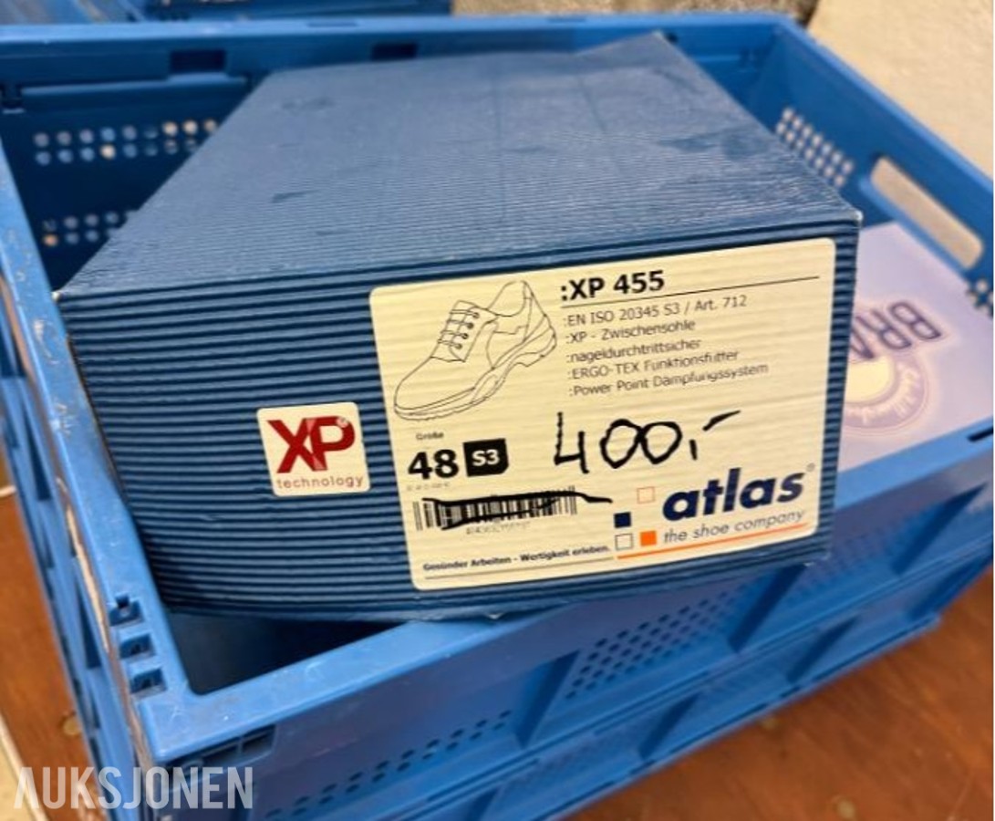 Parti med vernesko og arbeidssko - 33 par