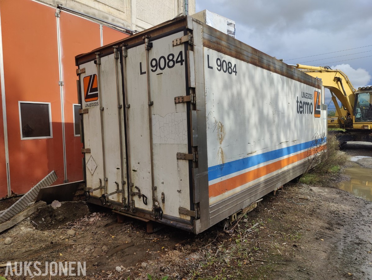 Kjølecontainer 25 FOT m/elektrisk 400V kjøleaggregat 