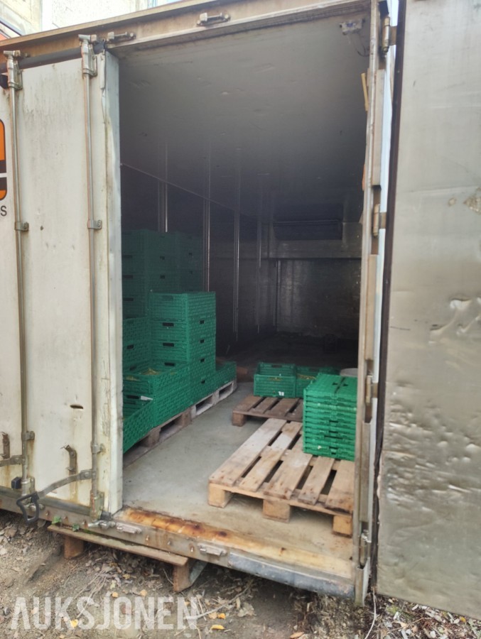 Kjølecontainer 25 FOT m/elektrisk 400V kjøleaggregat 