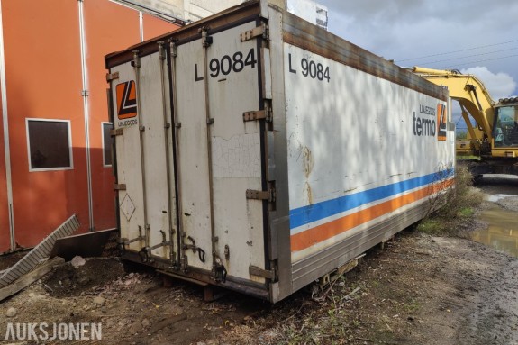 Kjølecontainer 25 FOT m/elektrisk 400V kjøleaggregat 