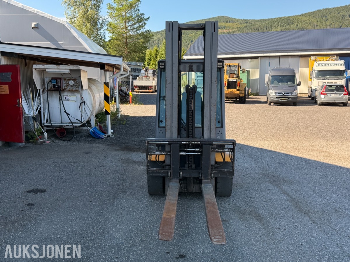 2017 Jungheinrich DFG 430s Dieseltruck med langgaffler