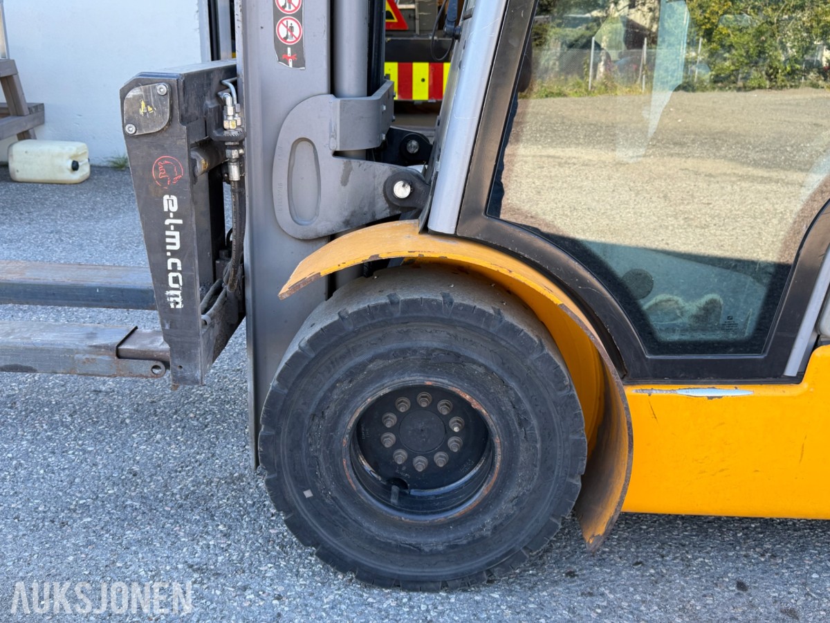 2017 Jungheinrich DFG 430s Dieseltruck med langgaffler