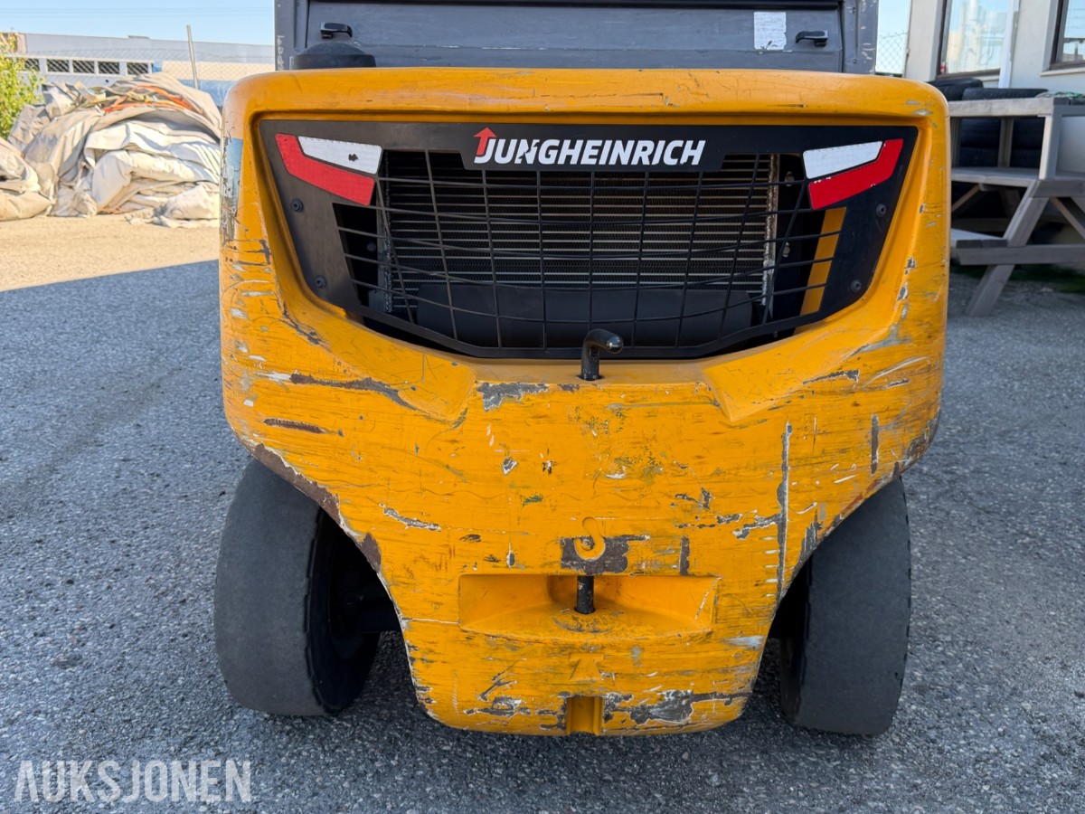 2017 Jungheinrich DFG 430s Dieseltruck med langgaffler