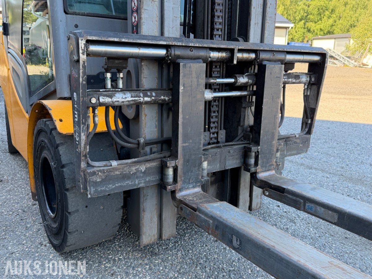 2017 Jungheinrich DFG 430s Dieseltruck med langgaffler