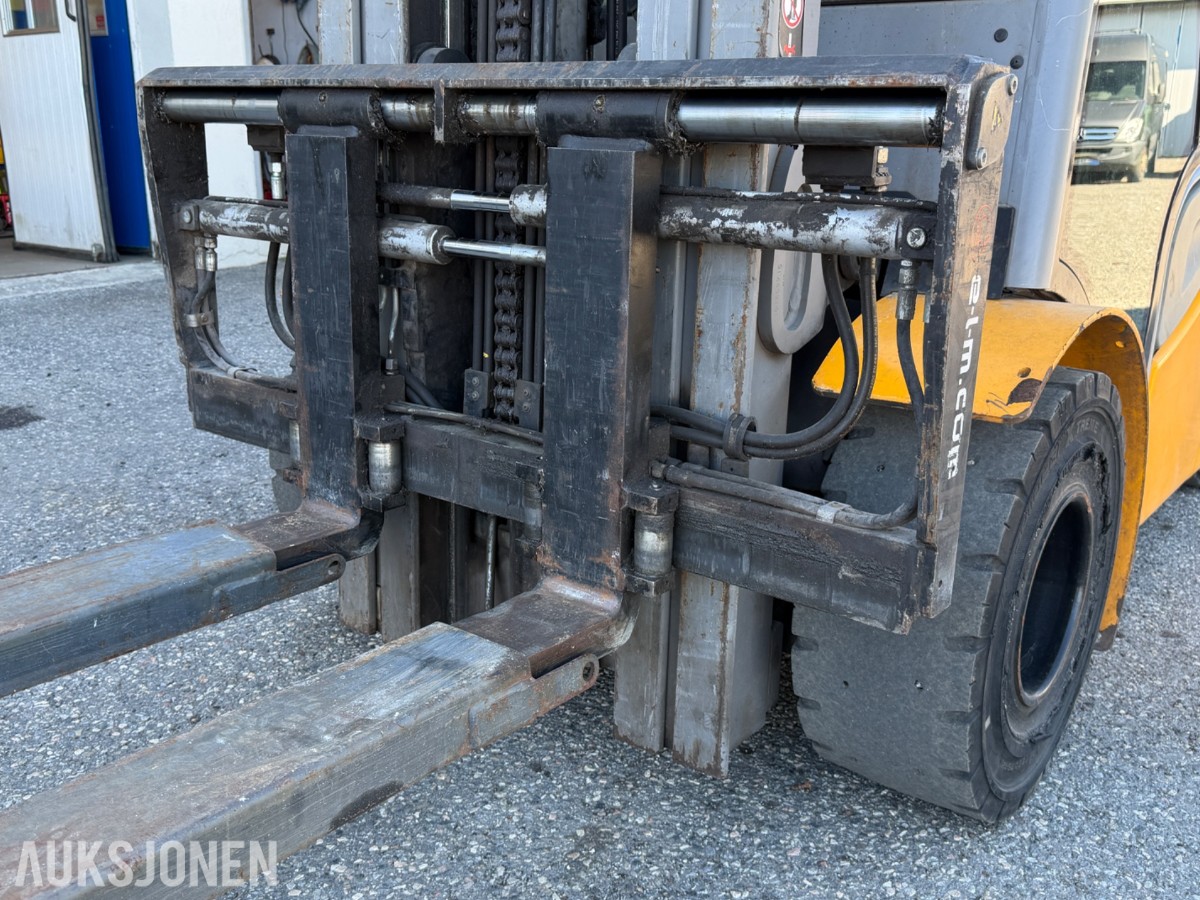 2017 Jungheinrich DFG 430s Dieseltruck med langgaffler
