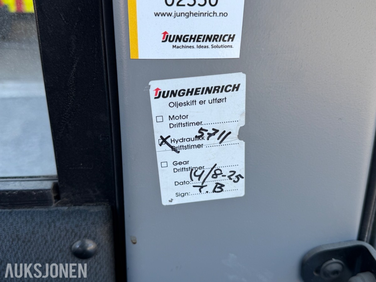 2017 Jungheinrich DFG 430s Dieseltruck med langgaffler