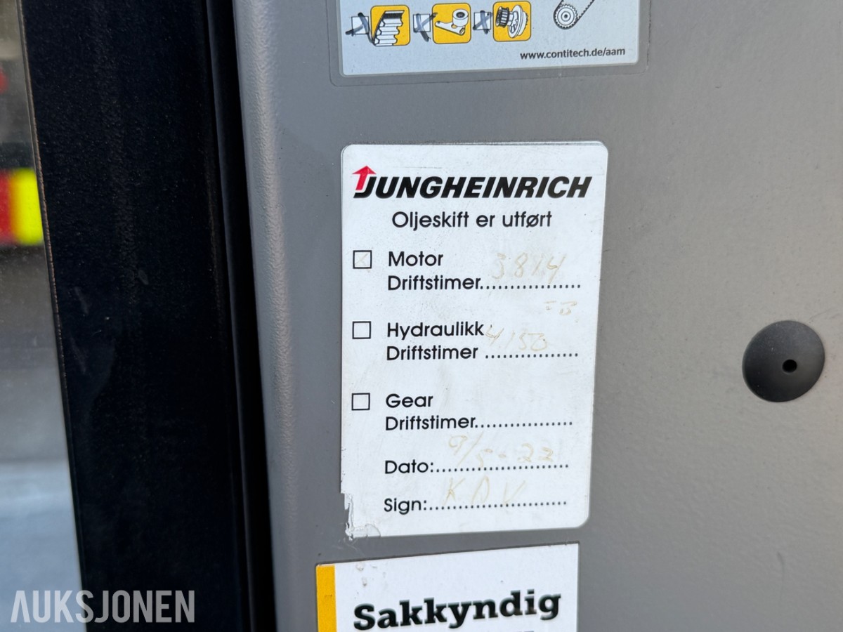 2017 Jungheinrich DFG 430s Dieseltruck med langgaffler