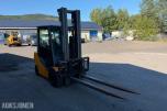 2017 Jungheinrich DFG 430s Dieseltruck med langgaffler 