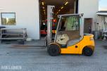 2017 Jungheinrich DFG 430s Dieseltruck med langgaffler 