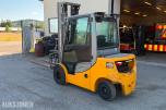 2017 Jungheinrich DFG 430s Dieseltruck med langgaffler 