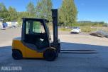 2017 Jungheinrich DFG 430s Dieseltruck med langgaffler 