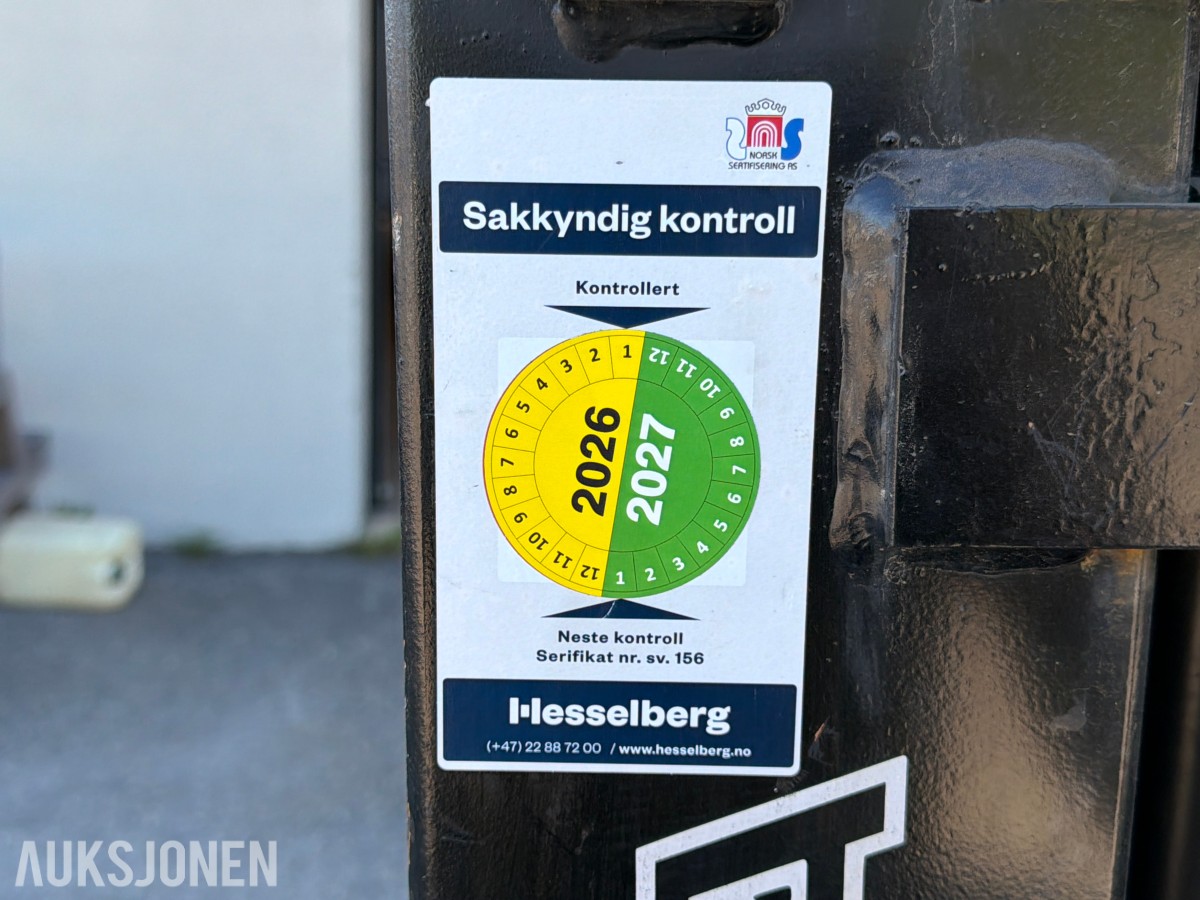 2003 Toyota 7FBEF15 - Elektrisk gaffeltruck, nylig kontrollert