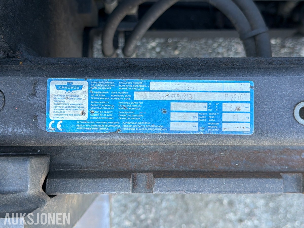 2003 Toyota 7FBEF15 - Elektrisk gaffeltruck, nylig kontrollert