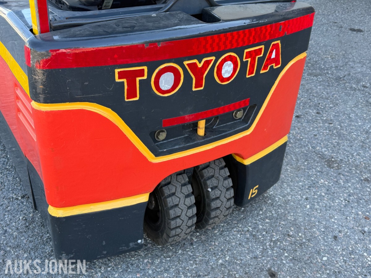 2003 Toyota 7FBEF15 - Elektrisk gaffeltruck, nylig kontrollert