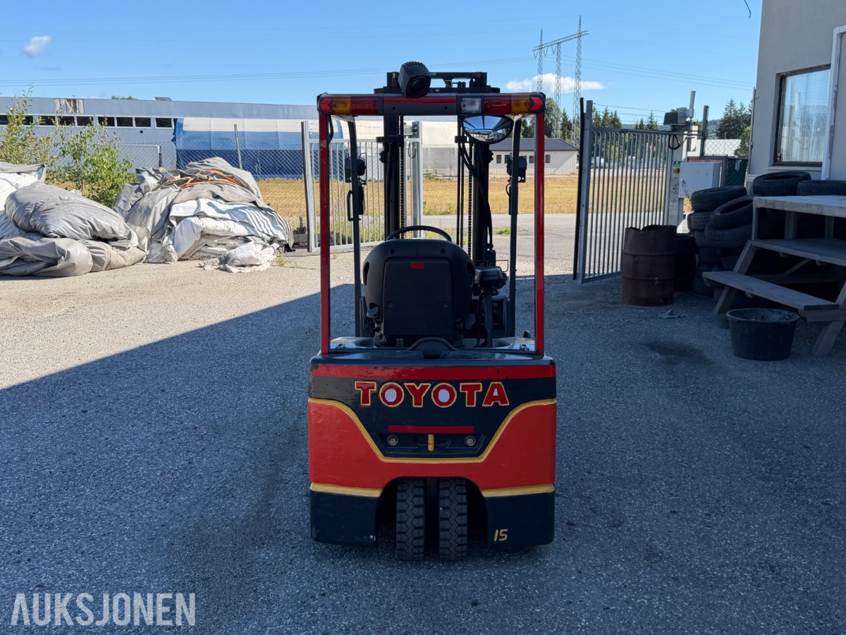 2003 Toyota 7FBEF15 - Elektrisk gaffeltruck, nylig kontrollert