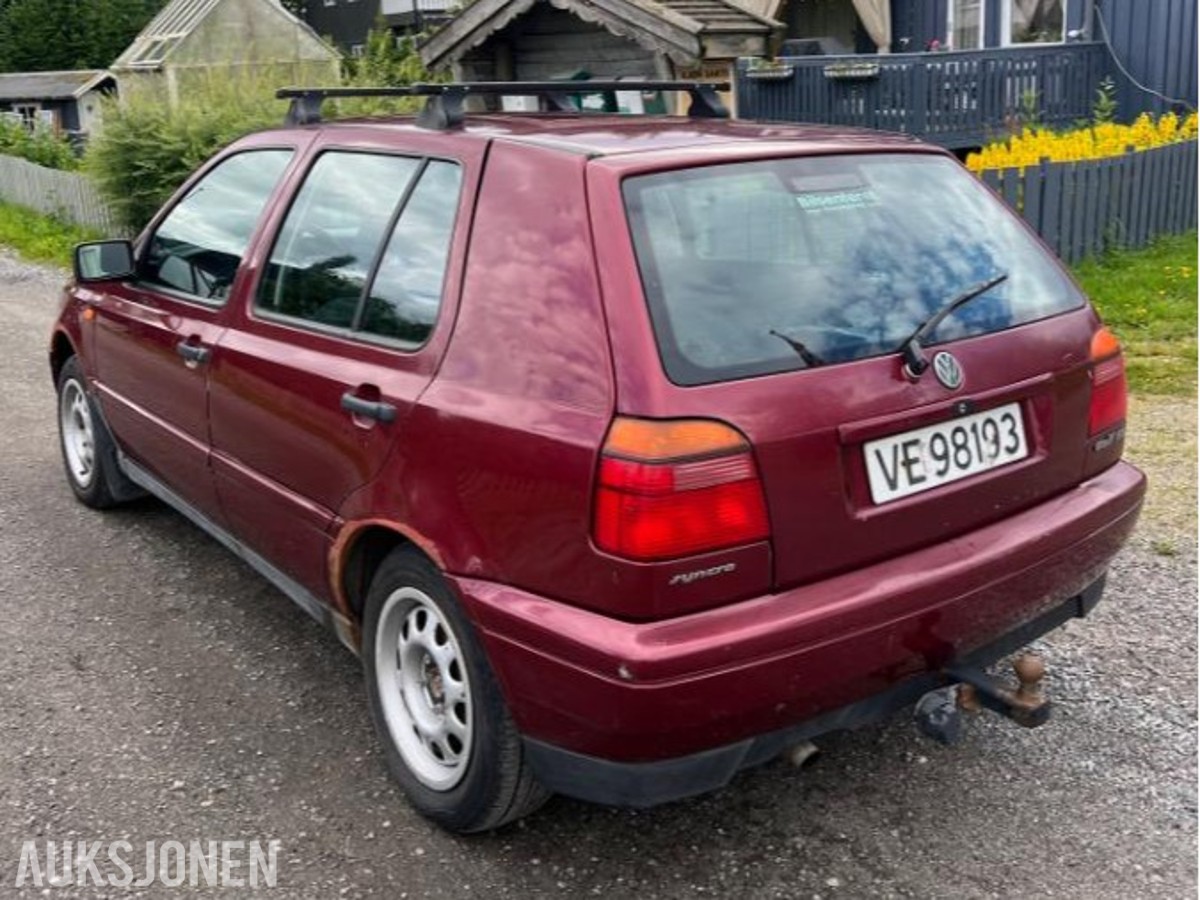 1996 Volkswagen Golf 1.8 4MOTION, 234600km, Reparasjonsobjekt