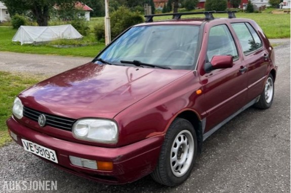 1996 Volkswagen Golf 1.8 4MOTION, 234600km, Reparasjonsobjekt
