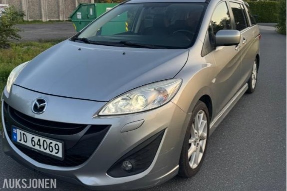 2012 Mazda  5 1.6 116hk 7 seter el skyvedører eu ok 05.2028 