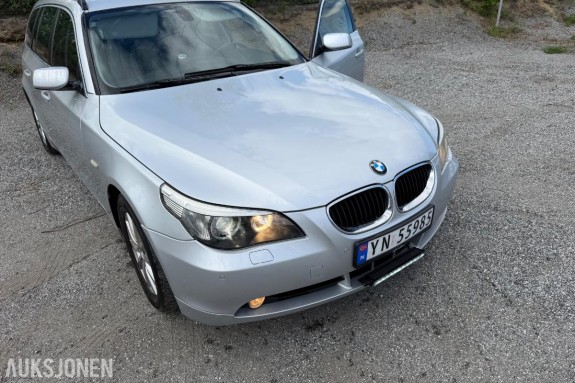2006 BMW 520D 2.0 163hk automat cruisekontroll navigasjon parkeringssensor eu ok 06.2028